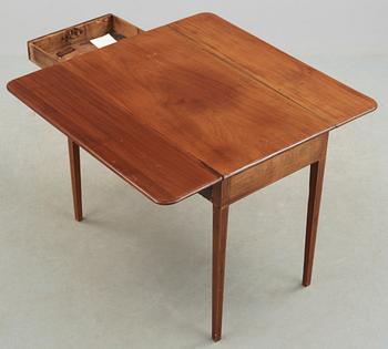 BORD, s k Pembroke table, omkr år 1800.