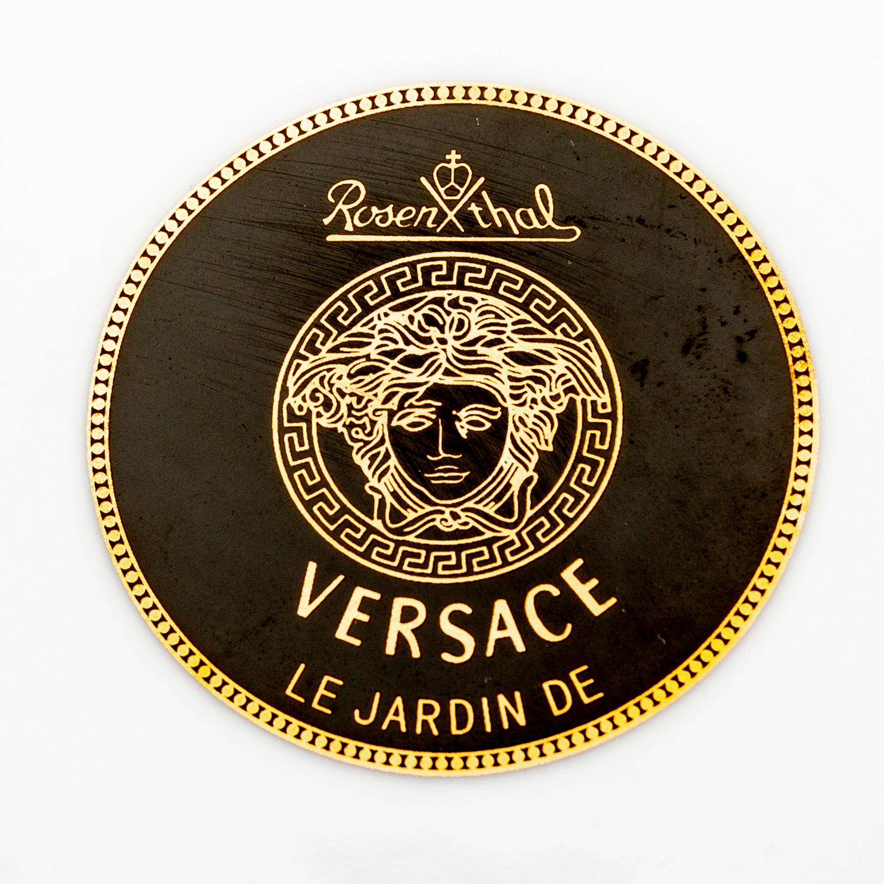 versace, a 31 pcs "Le jardin de Versace" from Rosenthal Germany.