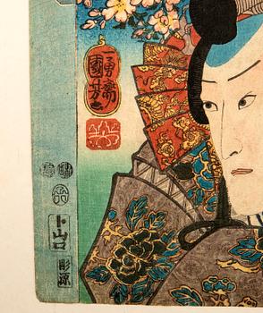 Utagawa Kuniyoshi, Edo Brocade Prints.