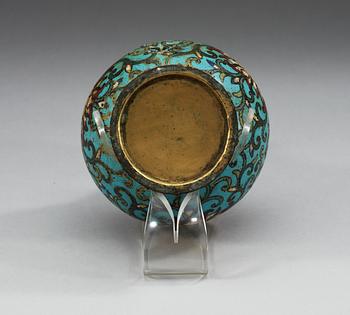 A Cloisonné vase, Ming dynasty.