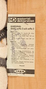 FÅTÖLJER, ett par, "Kardinal", IKEA, 1960/70-tal.