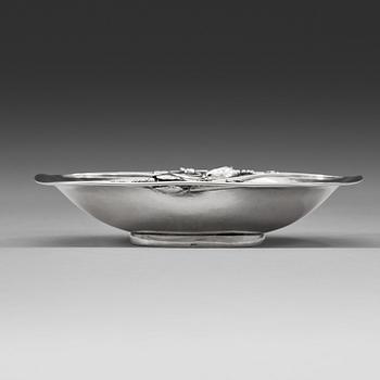 347. Georg Jensen, a 830/1000 'Blossom' silver bowl, Copenhagen 1918.