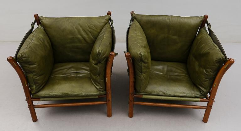 FÅTÖLJER, 1 par, "Ilona", Arne Norell, 1900-talets andra hälft.