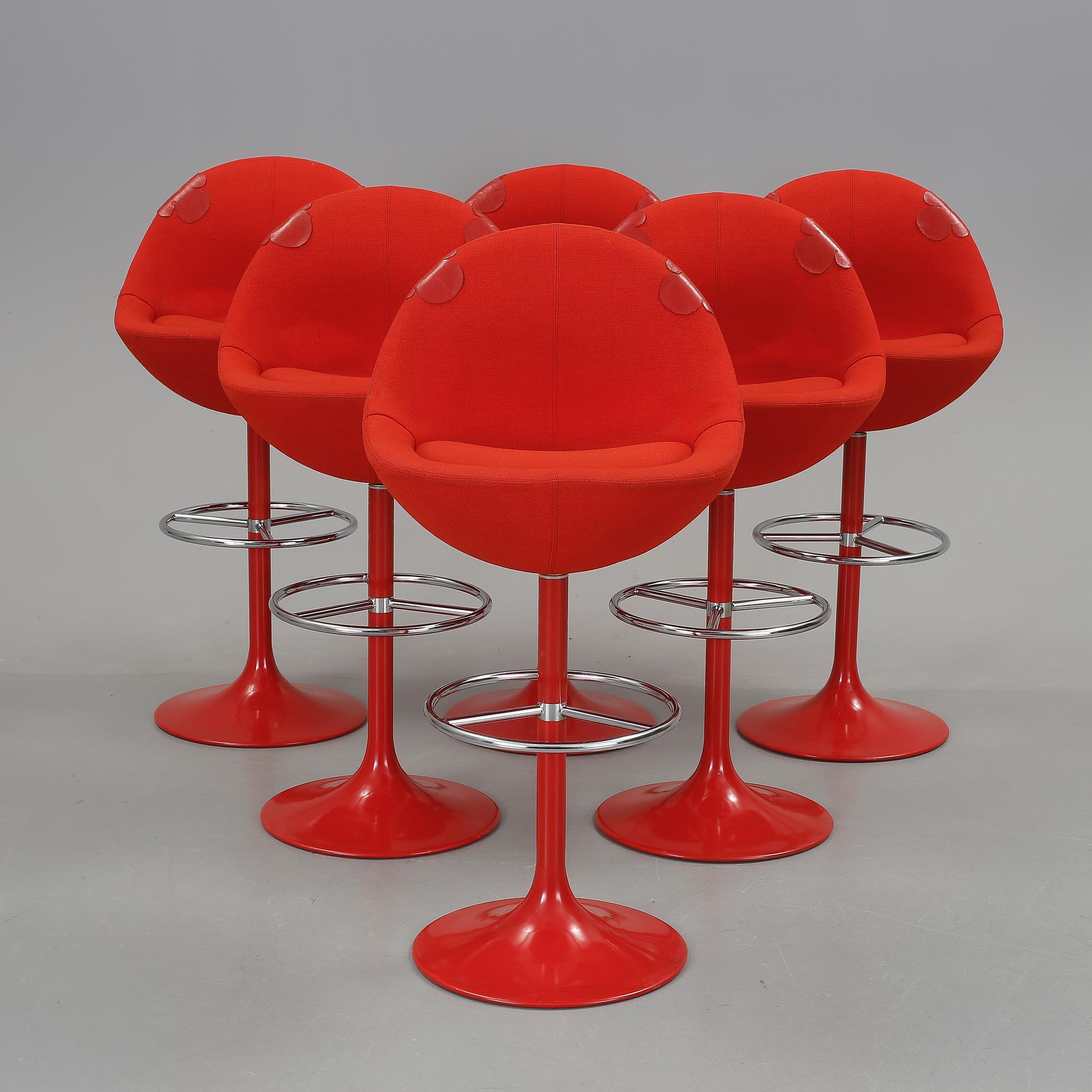 BORD samt STOLAR, 7 delar, Johansson Design.