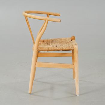 A late 20th century "Y chair", designed by Hans J. Wegner.