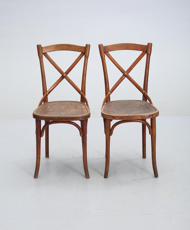 STOLAR, ett par, Thonet, 1888-1922.