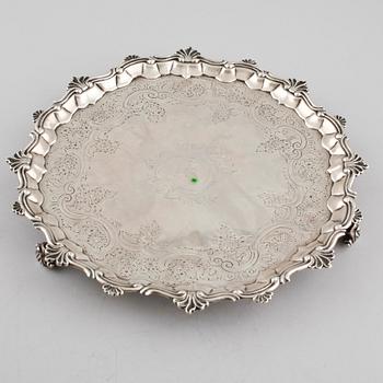 FAT, silver William peaston London England, kring år 1800, vikt 1150 gram.