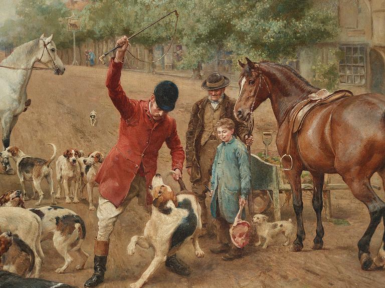 Alfred William Strutt, The Fox Hunt - the punishment.