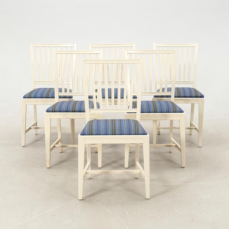 Chairs, 6 pieces, second half of the 20th century.