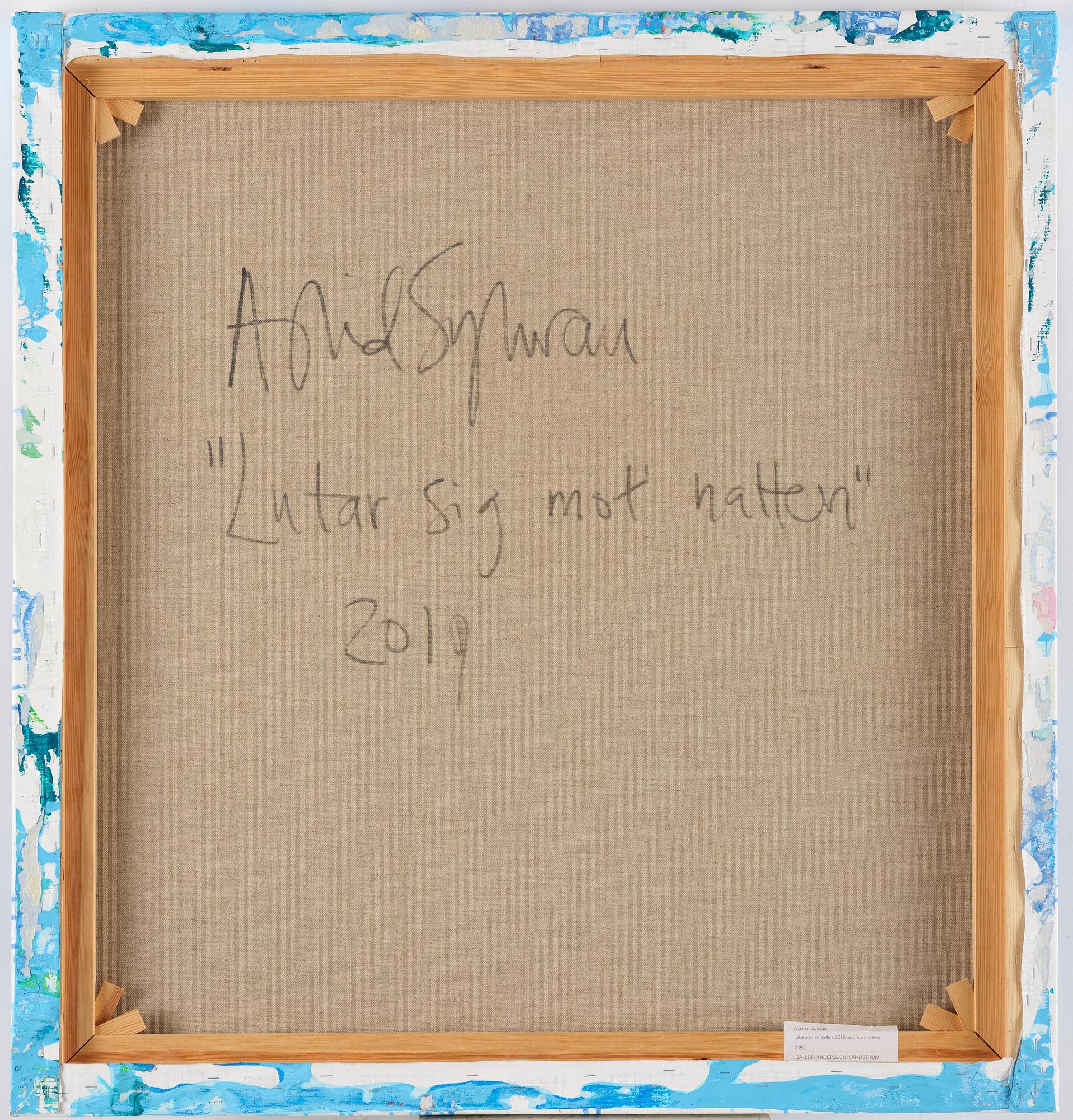 Astrid Sylwan, "Lutar sig mot natten".