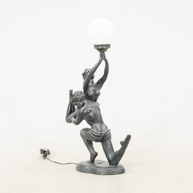 Table lamp, 20th century.