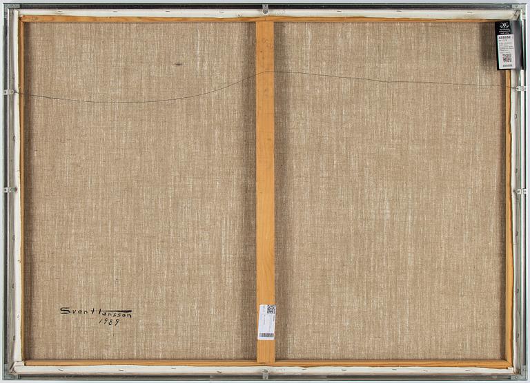 Sven Hansson, oil on canvas, signed and dated 1989 verso.