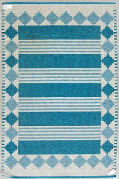 MATTA, rölakan, dubbelvävd. 1900-talets mitt. Ca 240 X 156 cm.