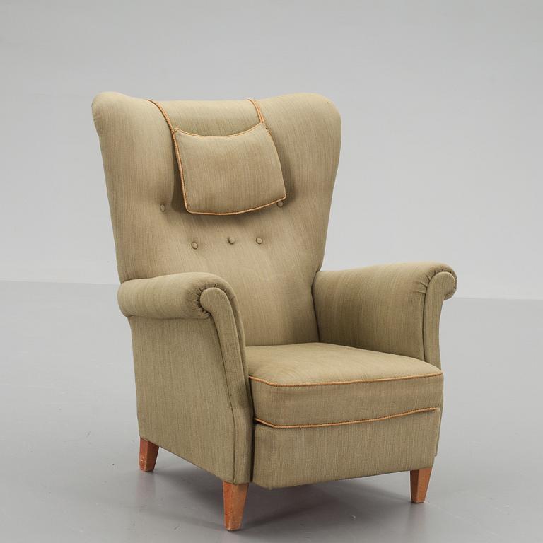 FÅTÖLJ, 1940/50-tal.