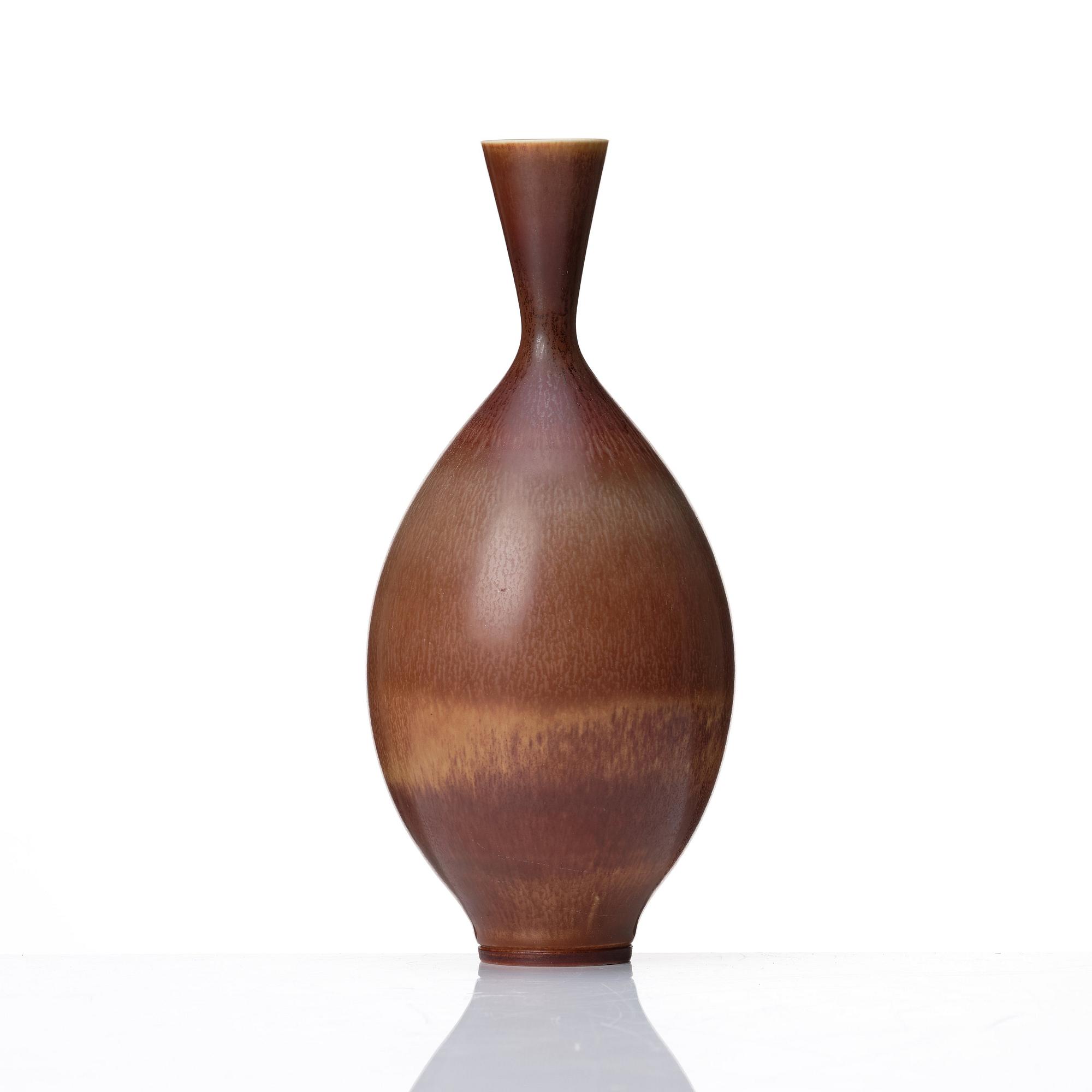 Berndt Friberg, a stoneware vase, Gustavsberg studio, Sweden 1968.