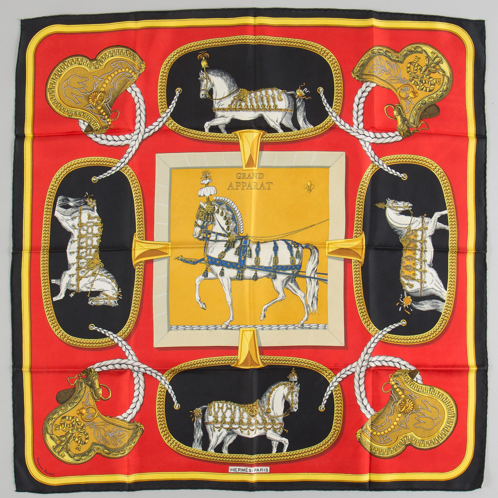 SCARF, Hermès, "Grand Apparat", issued 1962.