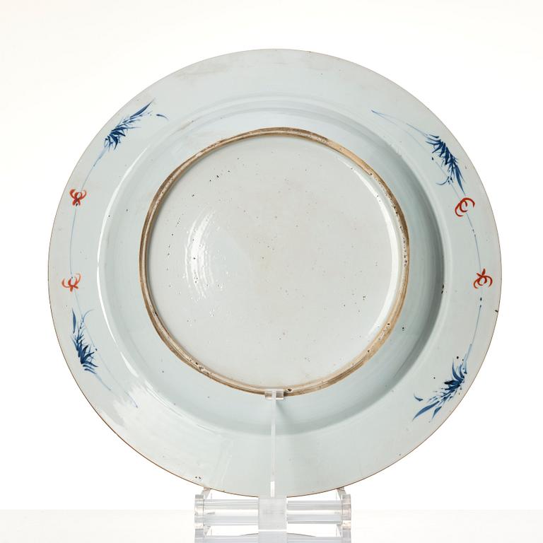 A large doucai dish, Qing dynasty, early 18th century.