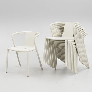 Jasper Morrison, nine "Air" chairs, Magis, Italy.