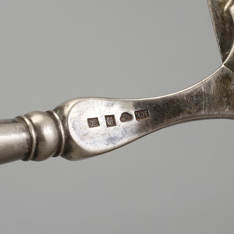 SOPPSLEV, silver. Johan Gustaf Kihlberg, Nyköping 1894. Vikt ca 147 gram.
