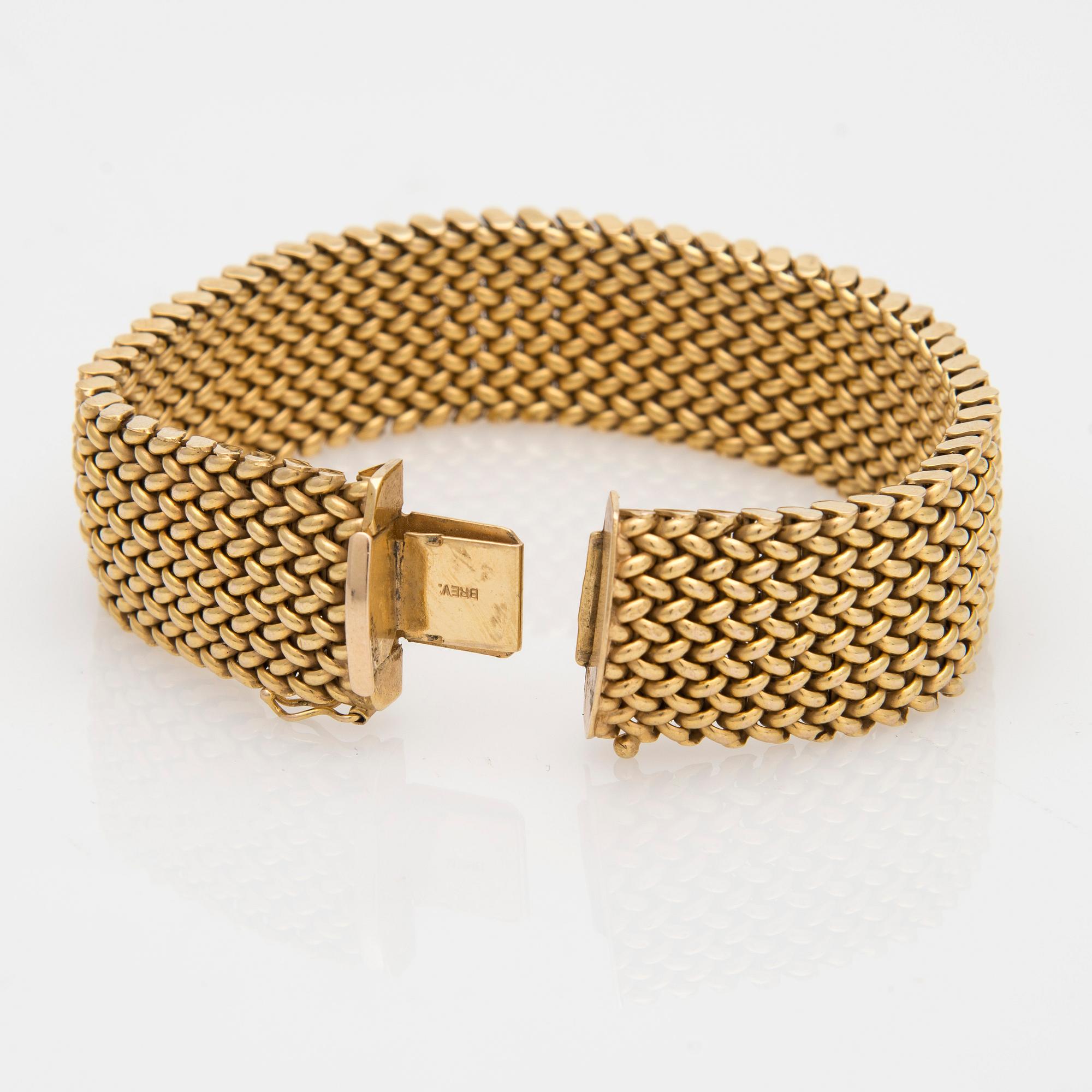 ARMBAND, 14K guld. Unoaerre, Italien. Finska kontrollstämplar.