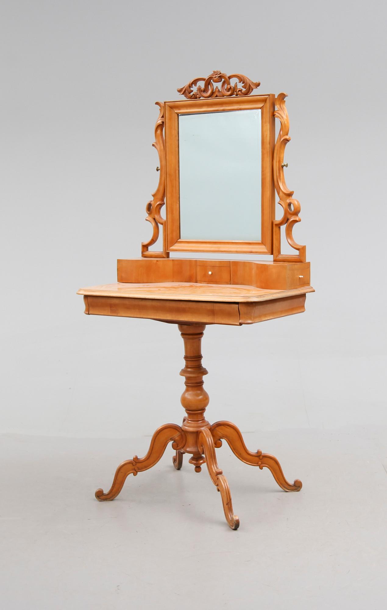 TOALETTBORD, senempire, 1800-talets mitt.