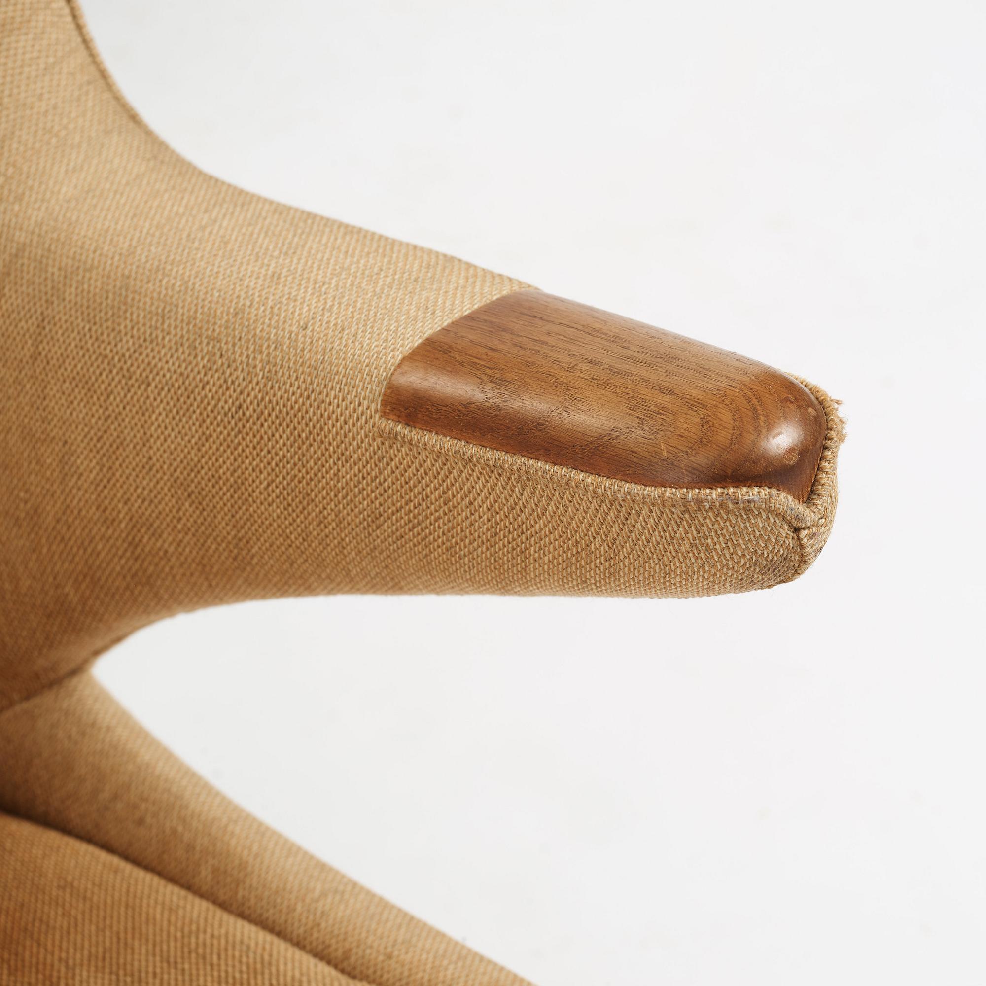 Hans J. Wegner, fåtöljer, ett par, "Bamse /Papa Bear", AP-stolen, Danmark, 1950-60-tal.