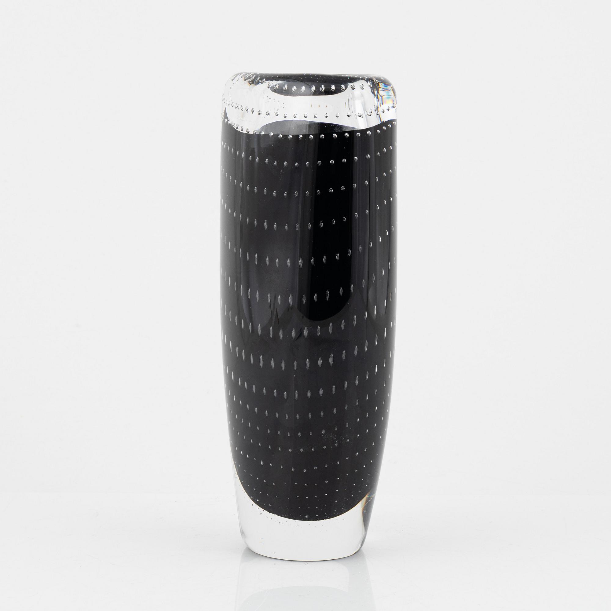 Vicke Lindstrand, a glass vase, Kosta.