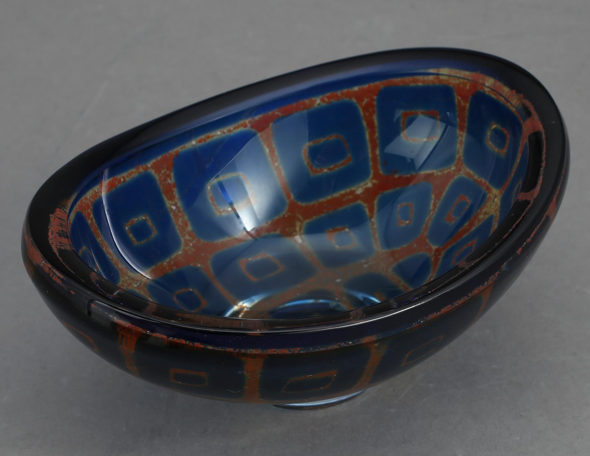 SKÅL, glas, Sven Palmqvist, Ravenna, Orrefors 1966.