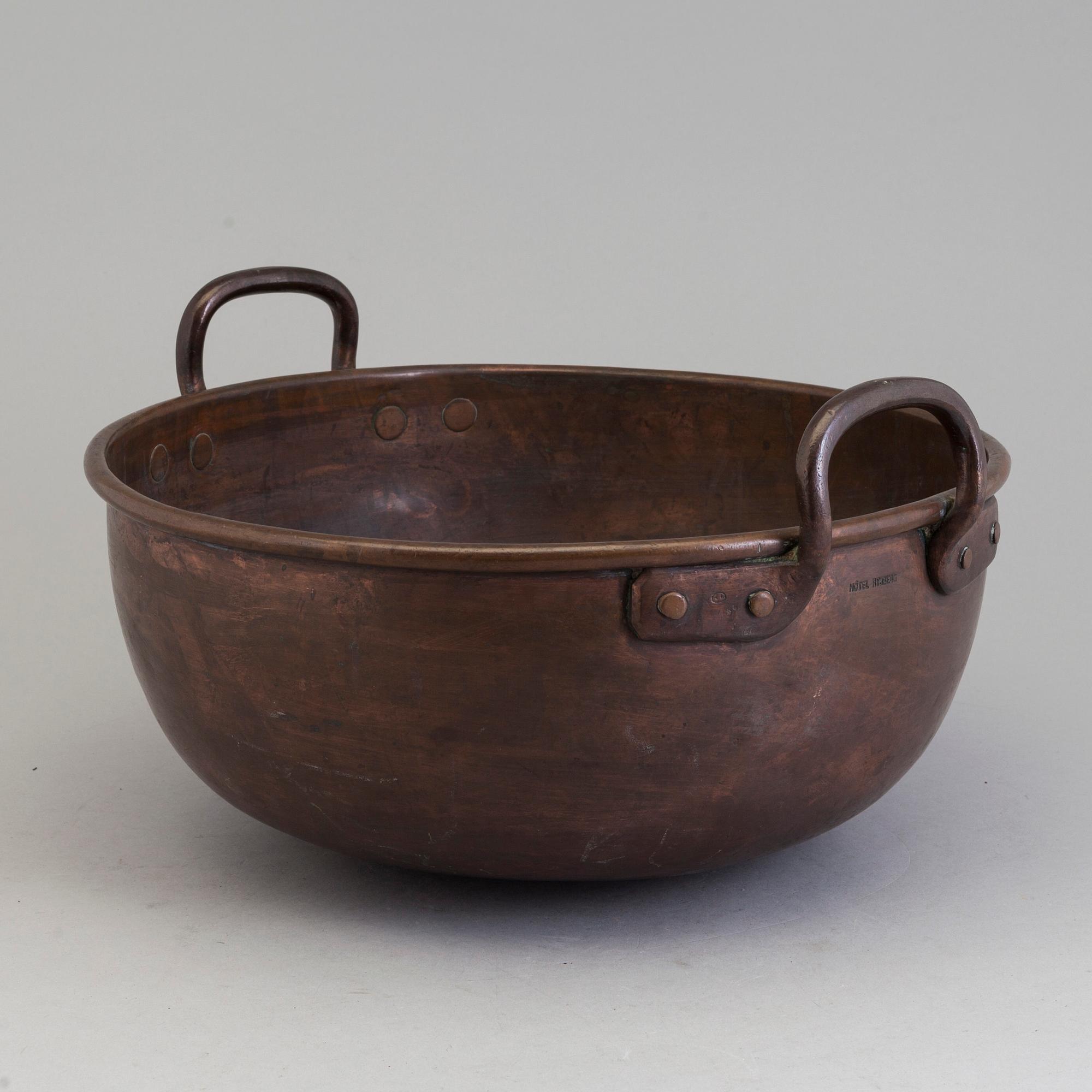 SYLTKITTEL, koppar, märkt Hotell Rydberg, 1800-tal.