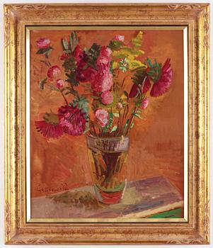 Isaac Grünewald, Flower still life.