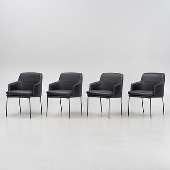 Claesson Koivisto Rune, four 'Montevideo' armchairs, Tacchini, Italy.