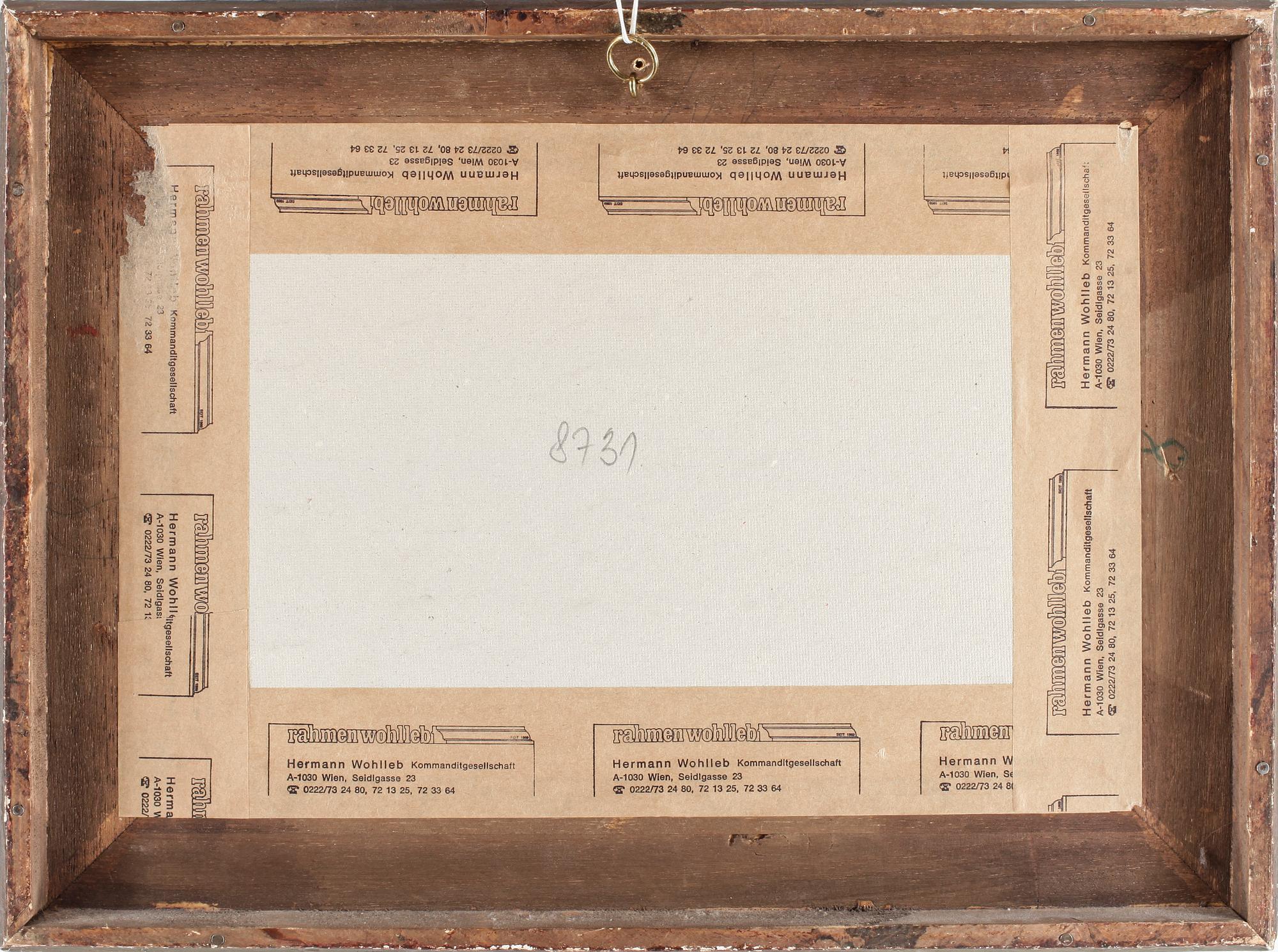 OKÄND KONSTNÄR, akvarell, ej signerad.