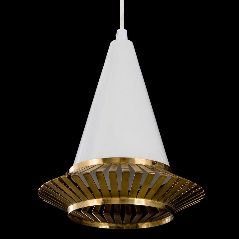 A mid-20th century pendant K 2-1 light for Idman, Finland.
