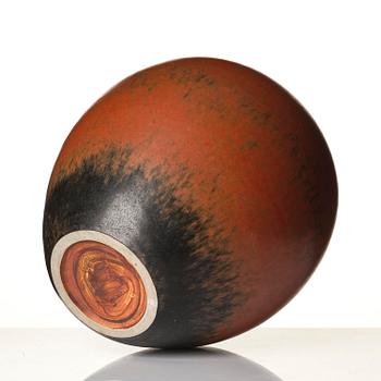Carl-Harry Stålhane, a unique stoneware floor vase, Rörstrand 1955.