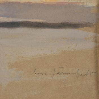 Eero Järnefelt, Solnedgång över havet.
