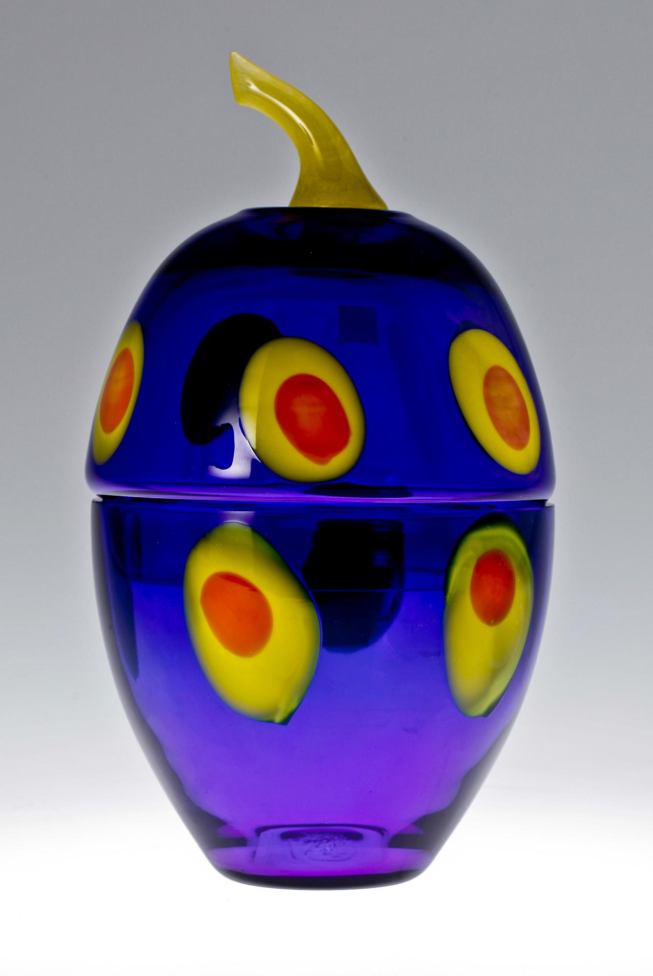 GLASPOKAL, sign S Malik, Tjeckoslovakien.