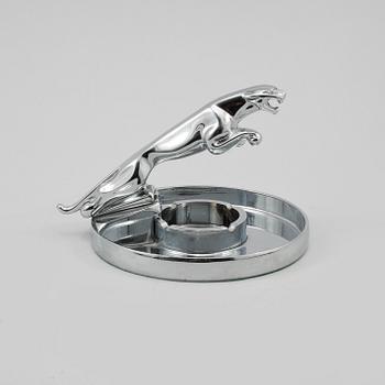 ASKKOPP, blankkromad metall, Jaguar, 1900-talets andra hälft.