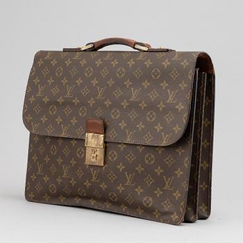 Louis Vuitton, monogram canvas briefcase, 1970's.