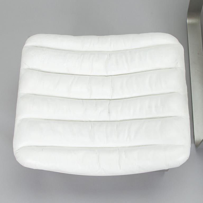 Ilmari Lappalainen, a "Pulkka" easy chair and ottoman for Asko, designed year 1968.