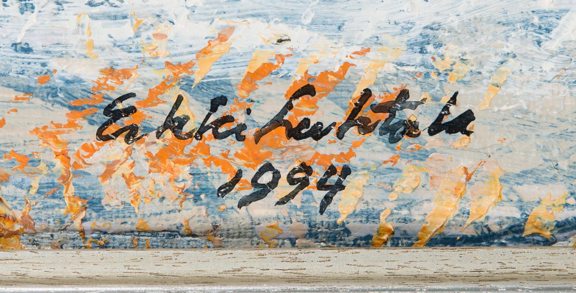 Erkki Luhtala, öljy kankaalle, signeerattu ja päivätty 1994.