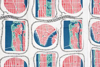Josef Frank, curtains, a pair, "Manhattan", Svenskt Tenn.