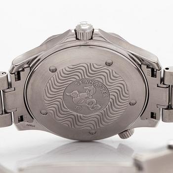 Omega, Seamaster, "Electric Blue", wristwatch, 41.5 mm.