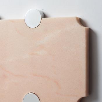 GEORGE HENRY LONGLY, marble and stainless steel.