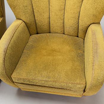 Fåtöljer, ett par, 1900-talets mitt.