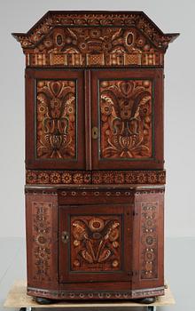 KRONSKÅP, allmoge, Dalarna, dat 1820.