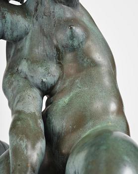 Carl Milles, "Solglitter" / "Najad på delfin" (Sunglitter / Naiad and dolphin).