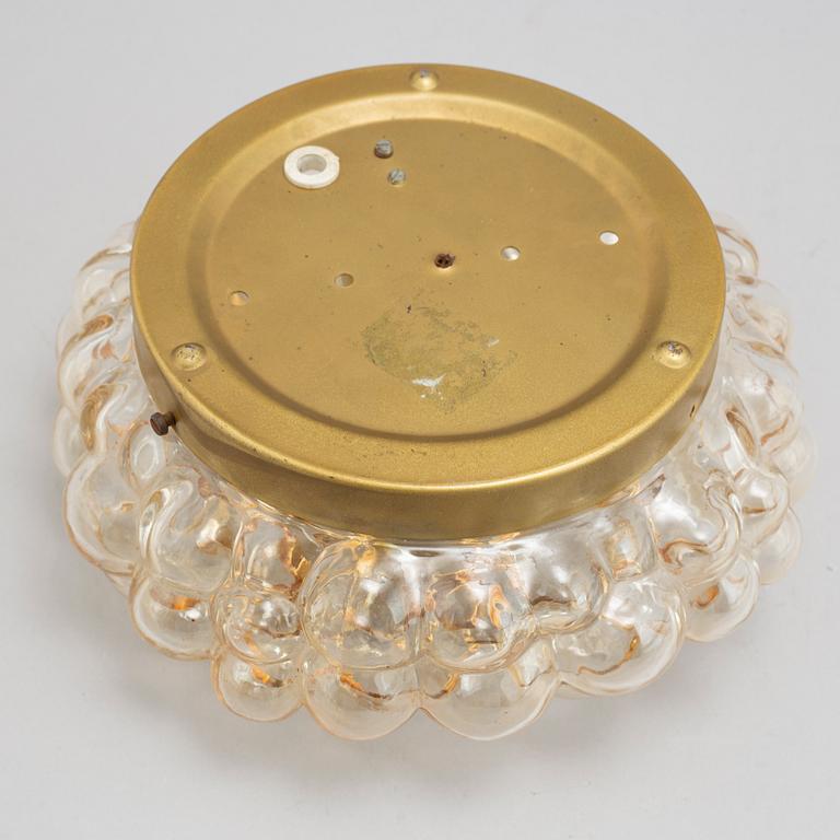 Helena Tynell, a glass ceiling light, Glashütte Limburg, Germany.