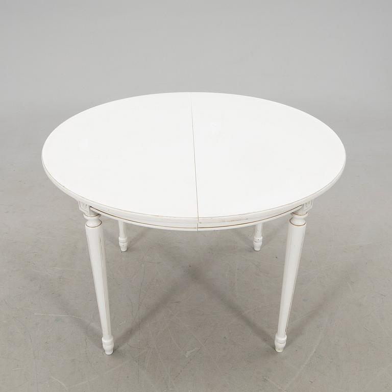 Dining Table in Gustavian Style, Late 20th Century.