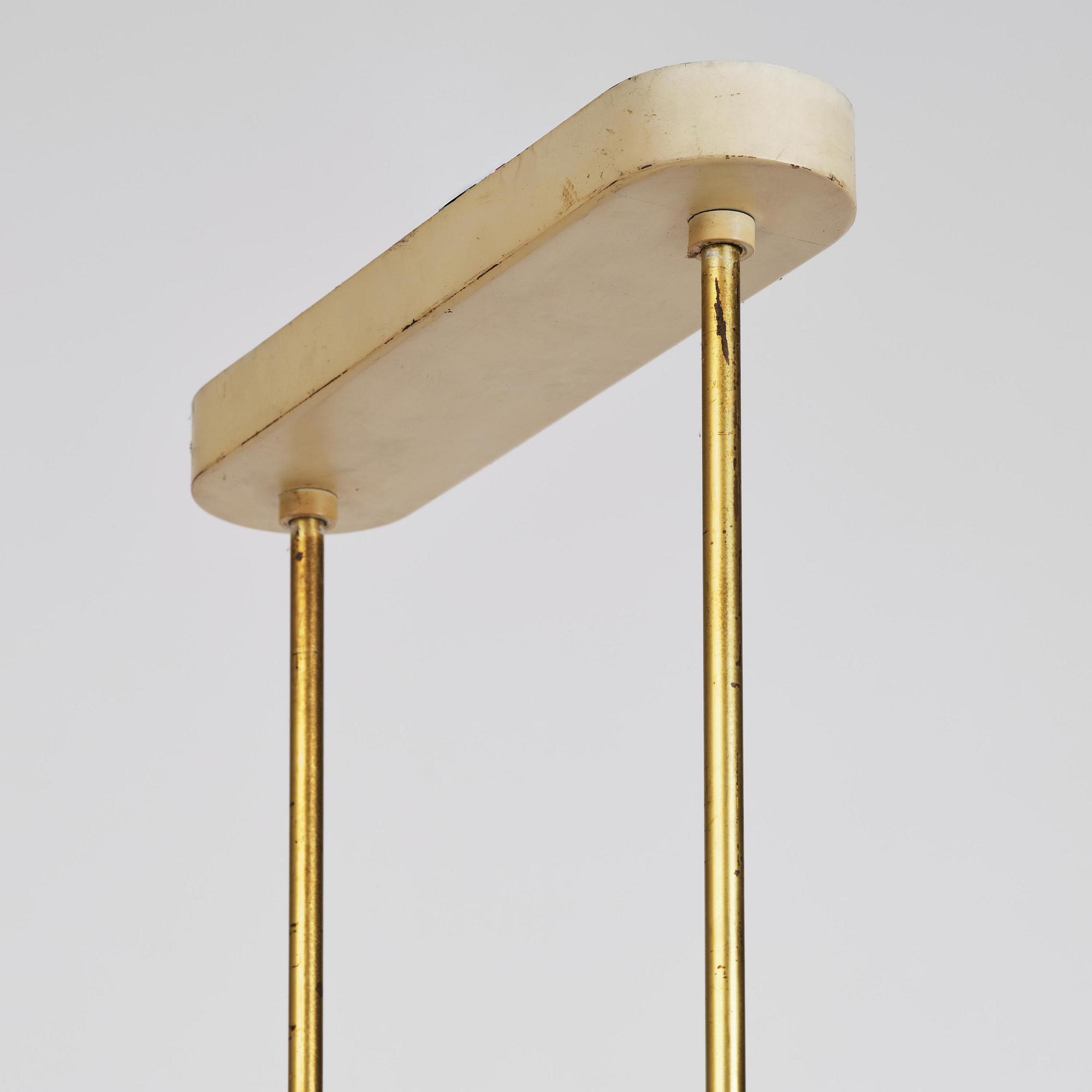 Alvar Aalto, a ceiling lamp model A 203,  Valaisinpaja Finland, 1970s.