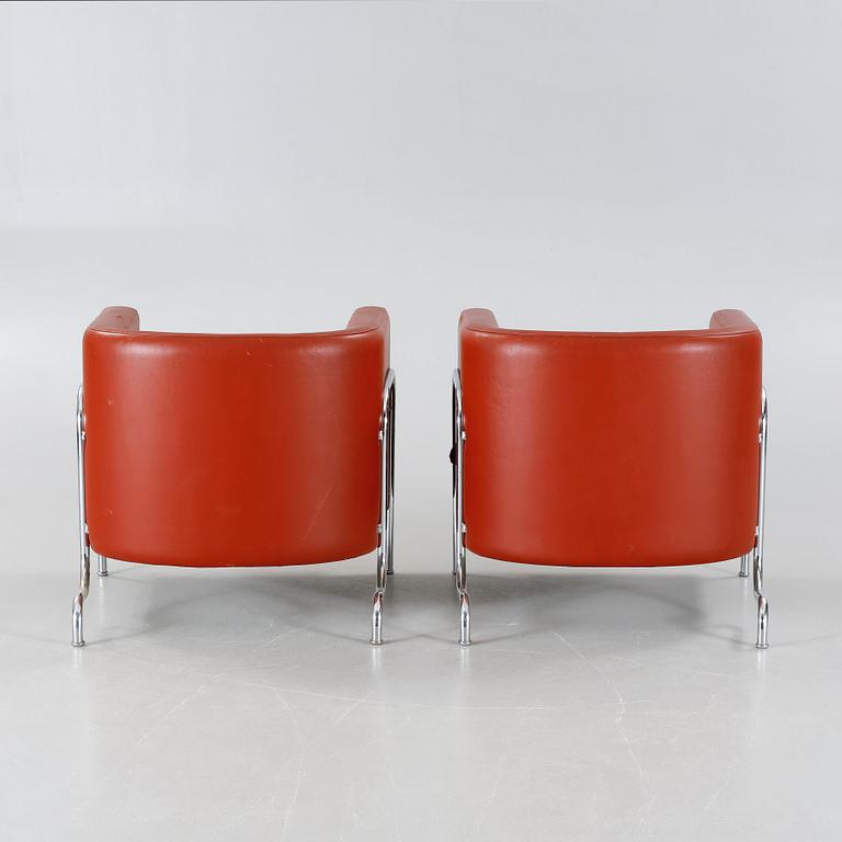 A pair of chairs, "GA-2", Erik Gunnar Asplund, Källemo, from the latter half of the 20th century.